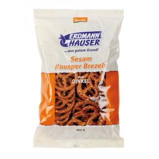 Knusperbrezel Dinkel mit Sesam