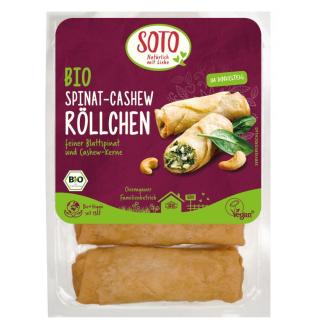 Spinat  Cashew-Röllchen
