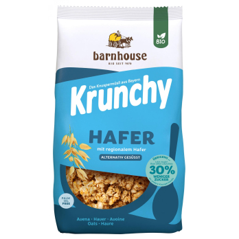 Krunchy Hafer weniger Süße