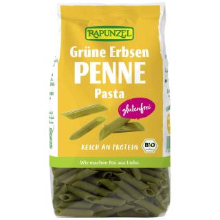 Grüne Erbsen Penne