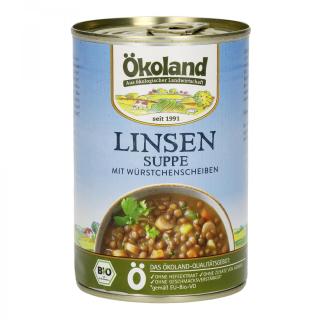 Linsensuppe m. Würstchenscheib