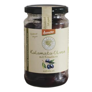 Kalamata-Oliven mit Kräutern