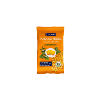 Manuka Halspastillen Zitronenmelise