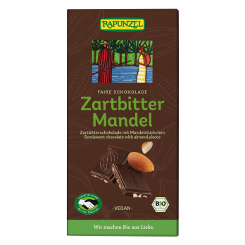 Zartbitter Schokolade mit Mandel