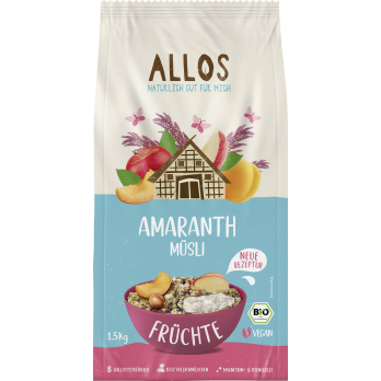 Amaranth Früchte Müsli