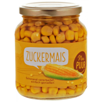 Zuckermais im Glas